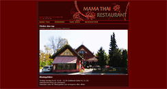 Desktop Screenshot of mamathai.dk