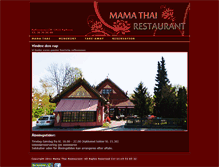 Tablet Screenshot of mamathai.dk